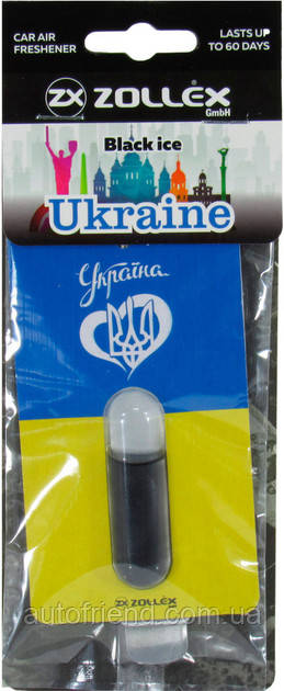 Zollex Осв. повiтря UKRAINE (Black ice) 17019, фото 1