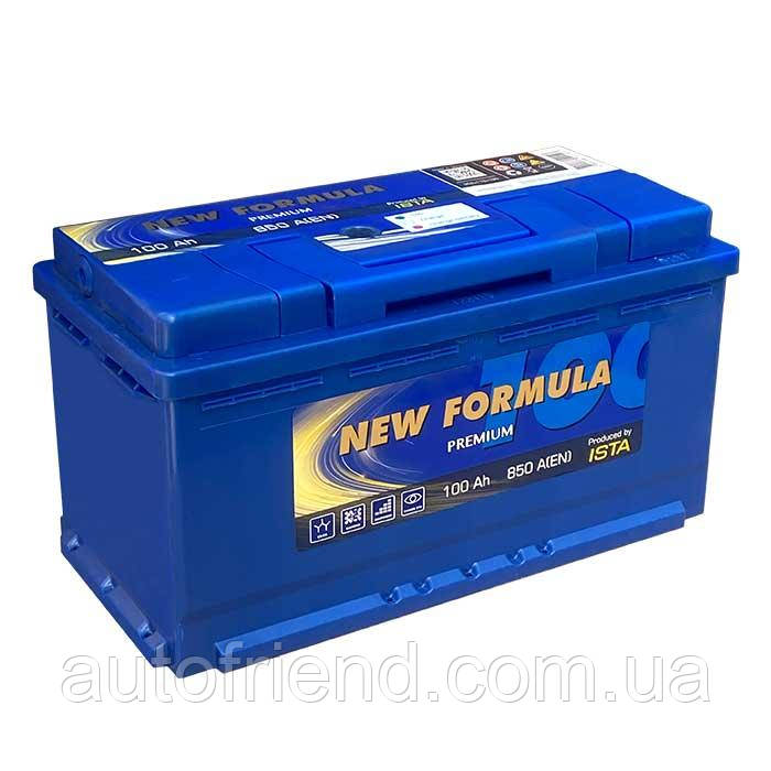 Акумулятор New Formula PREMIUM 100Ah Єв (-/+) (850EN) (д352*ш175*в190), фото 1