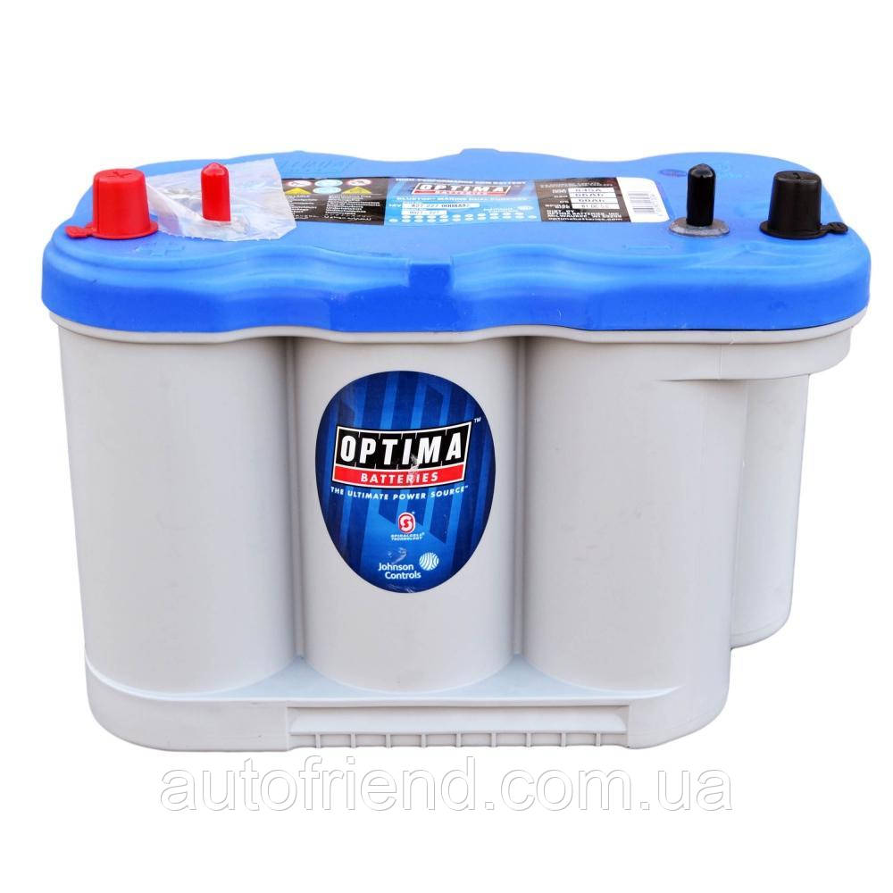 Акумулятор Optima BlueTop AGM 66 Ah (+/-) (845EN) (д309*ш172*в221) BTDC-5.0L, фото 1