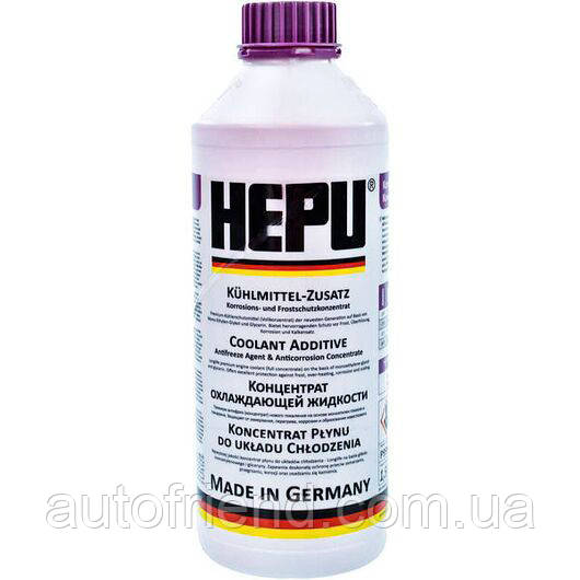 Антифриз концентрат HEPU G13 фіолет. 1,5 л. (12шт уп), фото 1