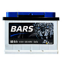 Акумулятор Bars 60 Ah Н Єв (-/+) (530EN) (д242*ш175*в175) (вага 14,8 кг)