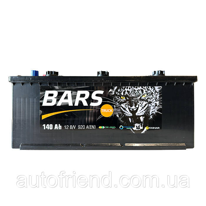 Акумулятор Bars 140Ah бокова(+/-) (920EN) (д513*ш182*в240) (вага 35,3 кг), фото 1
