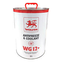 Антифриз WOLVER Antifreeze & Coolant WG12+ Ready for use черв. каністра 10л