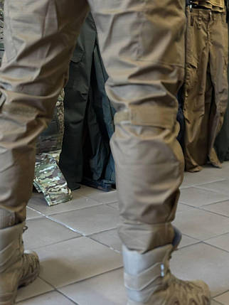 Штани rip-stop стрейч, 59% бавовна, койот, фото 2