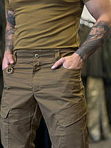 Штани rip-stop стрейч, 59% бавовна, койот, фото 4