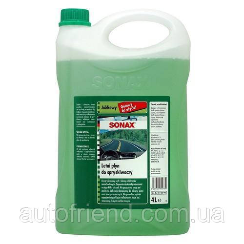 Омивач скла літній Sonax Яблуко 4л (261405), фото 1
