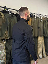 Кітель, стрейч rip-stoр, 59% бавовна, чорний, фото 3