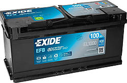 Акумулятор EXIDE START-STOP EFB 100Ah Єв (-/+) (900EN) (д353*ш175*в190) EL1000