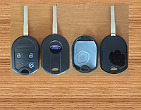 Корпус ключа 4 кнопки Ford (HU101)