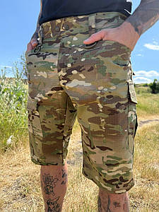 Шорти тактичні, стрейч rip-stoр, 59% бавовна, мультикам