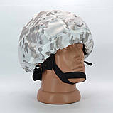 Кавер чохол на шолом в зимовому камуфляжі Мультікам білий, фото 3
