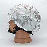 Кавер чохол на шолом в зимовому камуфляжі Мультікам білий, фото 4