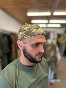 Кепка докер rip stop стрейч без липучки, піксель