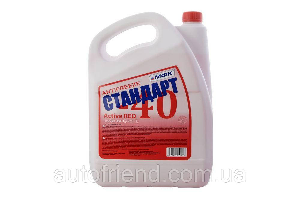 Антифриз "Active Red -40" (-32oC) ТМ "Стандарт" ПЕ кан 4.93 кг (2 шт.), фото 1