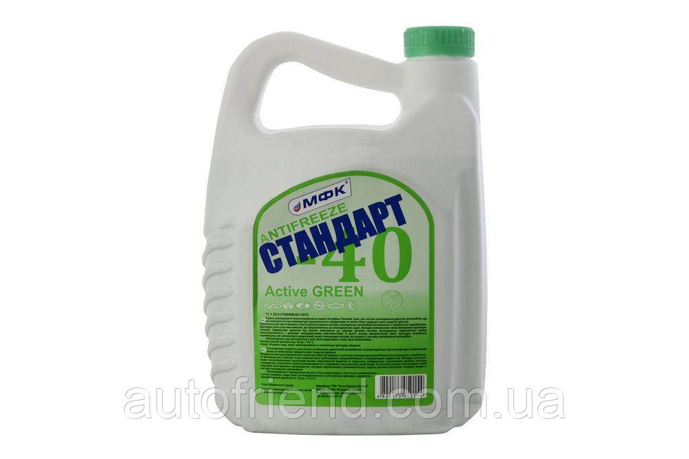 Антифриз "Active Green -40" (-32oC) ТМ "Стандарт" ПЕ кан 4.93 кг (2 шт.), фото 1