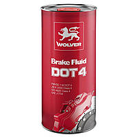 Гальмівна рідина WOLVER DOT 4 (500 мл) (15шт уп)