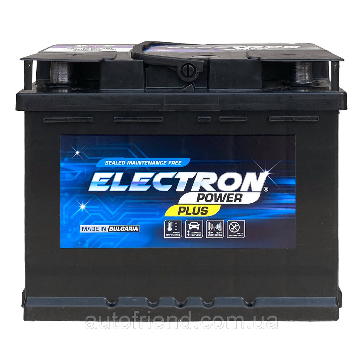 Акумулятор ELECTRON POWER PLUS 62Ah (+/-) (620EN) (д242*ш175*в190), фото 1