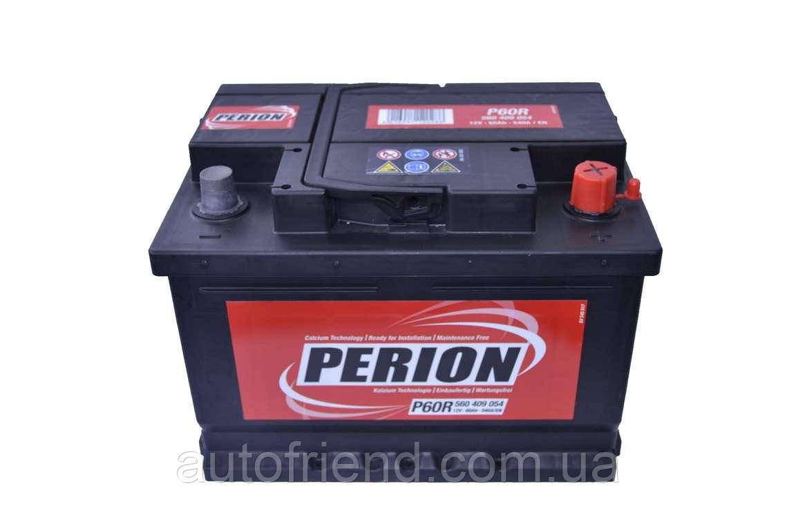 Акумулятор PERION 60Ah Н Єв (-/+) (540EN) (д242*ш175*в175) 560409054, фото 1