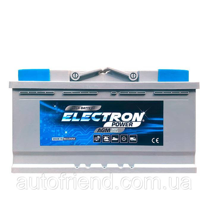 Акумулятор ELECTRON AGM 100Ah Єв (-/+) (950EN) (д353*ш175*в190), фото 1
