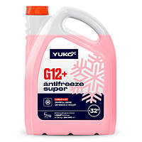 Антифриз YUKO-32 Super G12+ черв. ПЕ кан. 5л (5 кг.)  (4шт/уп)