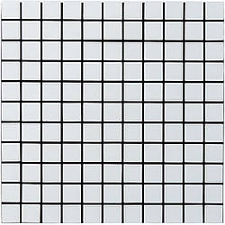 Самоклеюча алюмінієва плитка 300х300х3мм Біла мозайка SW-00001775