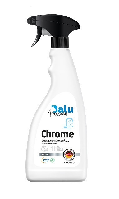 Засіб для чищення нержавіючої сталі та хрому Balu Chrome 650 мл, фото 1