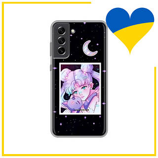 Чехол Сейлор Мун для Самсунг Галакси С21 ФЕ / Чехол Sailor Moon на Samsung Galaxy S21 FE