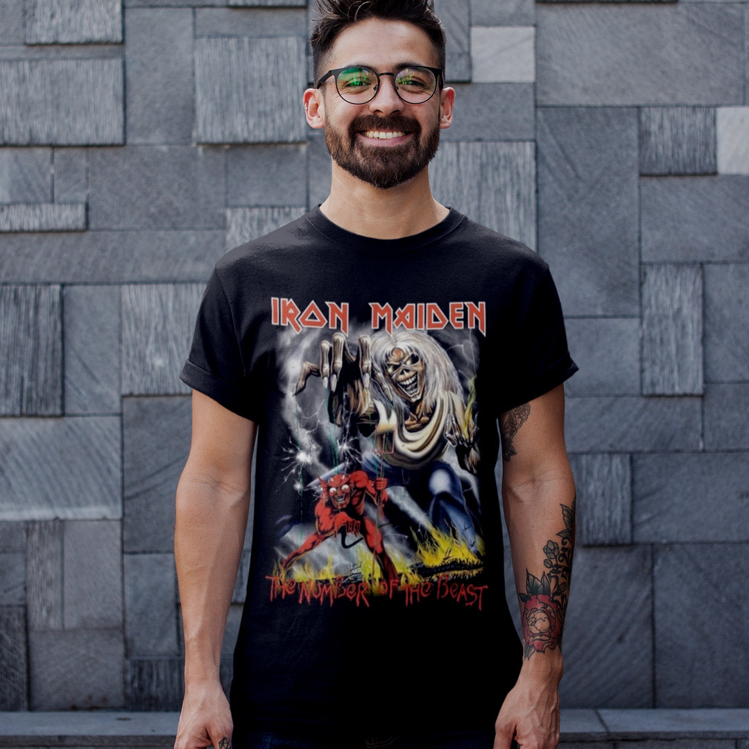 Футболка RWB - Iron Maiden - The Number of the Beast (1982), фото 1