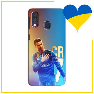 Чехол для Samsung Galaxy A40 2019 (A405F) (Cristiano Ronaldo) / Чехлы с принтом Galaxy A40 2019 (A405F) Криштиано
