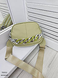 Практична і стильна жіноча сумка з екошкіри