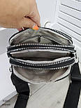 Практична і стильна жіноча сумка з екошкіри, фото 4