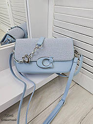 Стильний  жіночий клатч з екошкіри через плече