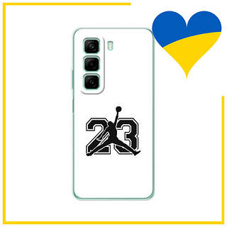 Чехол на Infinix Hot 50 Pro (Джордан 23) / Чехлы с принтом Jordan23 Hot 50 Pro