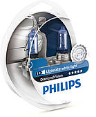 Комплект галогеновых ламп PHILIPS 9005DVS2 HB3 65W 12V P20d DiamondVision