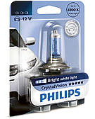 Галогеновая лампа PHILIPS 12362CVB1 H11 55W 12V PGJ19-2 CrystalVision