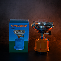 Газовий туристичний пальник для кемпінгу DYSTATE DY-04 — потужний, компактний і зручний в дорозі