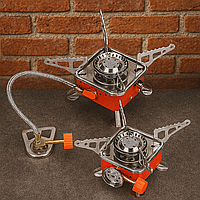 Переносна газова плита "Пікнік" MA-100S з п’єзопідпалом, 1.2 кВт, для кемпінгу, вага 400 г, чохол