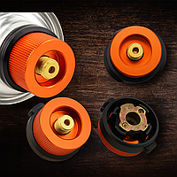 Універсальний газовий перехідник для пальників типу Screw на цанговий балон