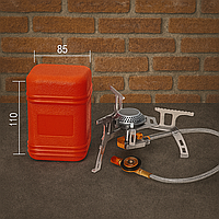 Газова плита VANGO Folding Silver, портативна, складна, з п’єзопідпалом, для кемпінгу та подорожей