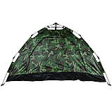 Набір для кемпінгу: автоматичний намет 2×2 м + складний стіл і 4 стільці, чохол у комплекті, фото 3