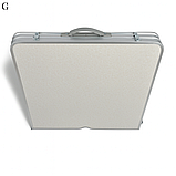 Автоматичний намет 2×2 м + складний стіл та 4 стільці для кемпінгу — набір для відпочинку на природі, фото 2