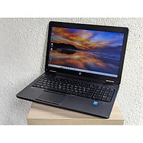 Б/в Ноутбук Б-клас HP ZBook 15 G1 15.6" 1366x768| Core i7-4700MQ| 32 GB RAM| 360 GB SSD| Quadro K610M 1GB, фото 4