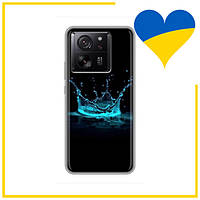 Чехол (Капля - Корона) для Xiaomi 13T Pro / Чехлы с печатью короны 13T Pro