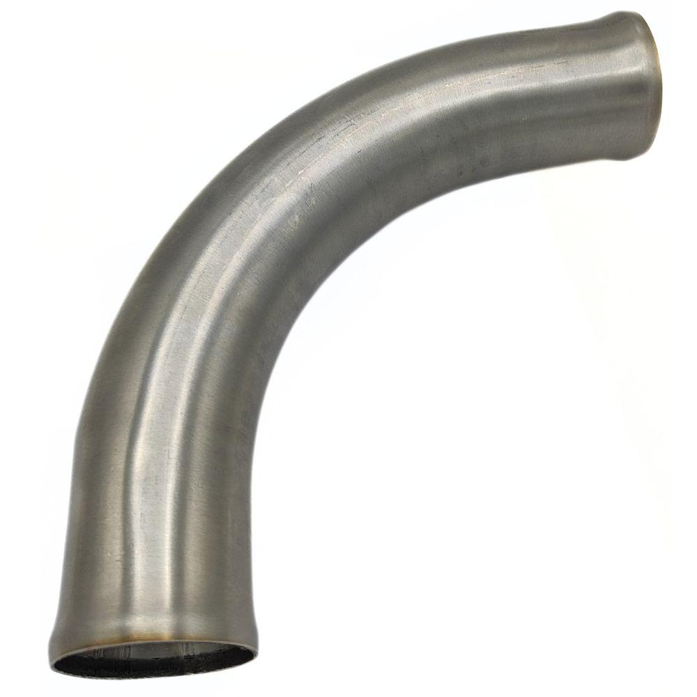 Кут гнутий тосольний 57 мм під кутом 90° з нержавіючої сталі, фото 1