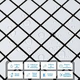 Самоклеюча алюмінієва плитка 300х300х3мм Біла мозайка SW-00001775, фото 4