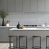 Самоклеюча алюмінієва плитка 300х300х3мм Біла мозайка SW-00001775, фото 6