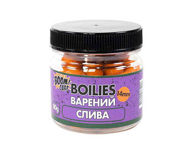 Бойл риболовний (для риболовлі) варений 14мм Слива 80г ТМ BOOM FG