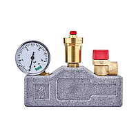 Група безпеки котла з ізоляцією Roho R2113-100 — 1" (3 бар) (RO0221)