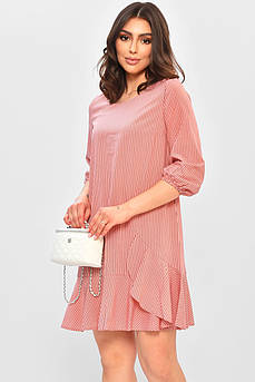 Сукня жіноча рожевого кольору з принтом р.36 204079M