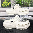 Кроки жіночі Progress білі з джибітсами на платформі 4868-4, фото 2